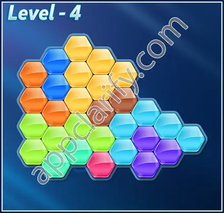 Block! Hexa Puzzle 9 Mania Level 4 Solution