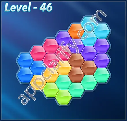 Block! Hexa Puzzle 9 Mania Level 46 Solution