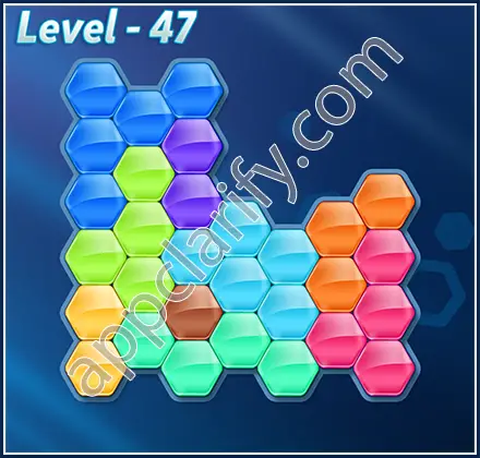 Block! Hexa Puzzle 9 Mania Level 47 Solution