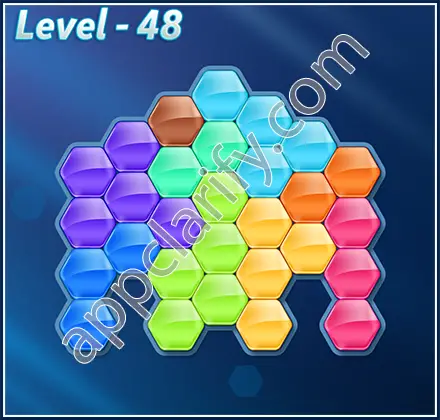 Block! Hexa Puzzle 9 Mania Level 48 Solution