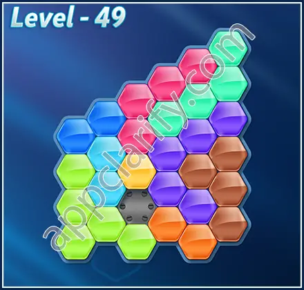 Block! Hexa Puzzle 9 Mania Level 49 Solution