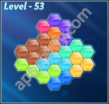 Block! Hexa Puzzle 9 Mania Level 53 Solution