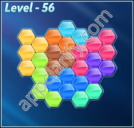 Block! Hexa Puzzle 9 Mania Level 56 Solution