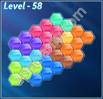 Block! Hexa Puzzle 9 Mania Level 58 Solution