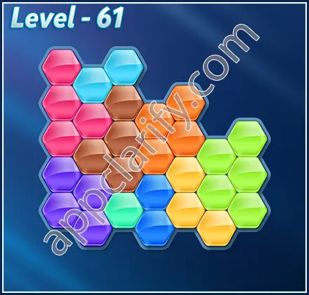 Block! Hexa Puzzle 9 Mania Level 61 Solution