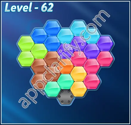 Block! Hexa Puzzle 9 Mania Level 62 Solution