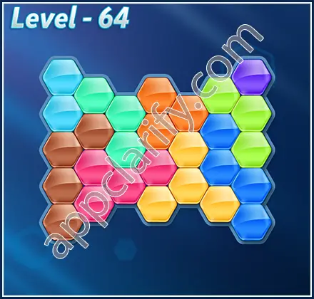 Block! Hexa Puzzle 9 Mania Level 64 Solution