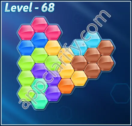 Block! Hexa Puzzle 9 Mania Level 68 Solution
