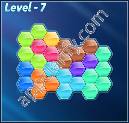 Block! Hexa Puzzle 9 Mania Level 7 Solution