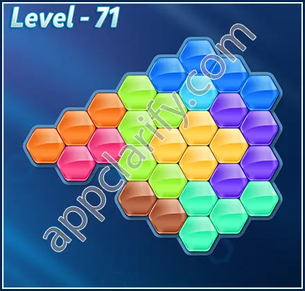 Block! Hexa Puzzle 9 Mania Level 71 Solution
