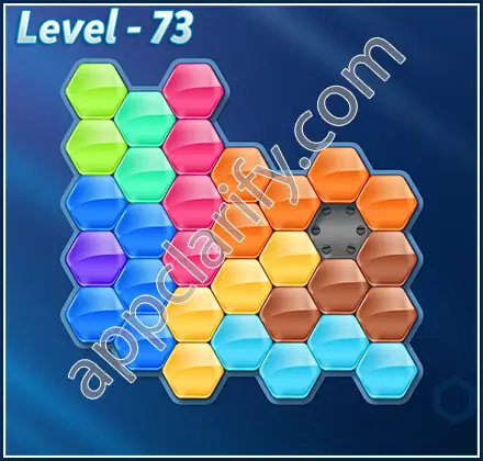 Block! Hexa Puzzle 9 Mania Level 73 Solution