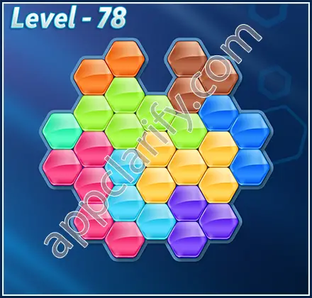 Block! Hexa Puzzle 9 Mania Level 78 Solution