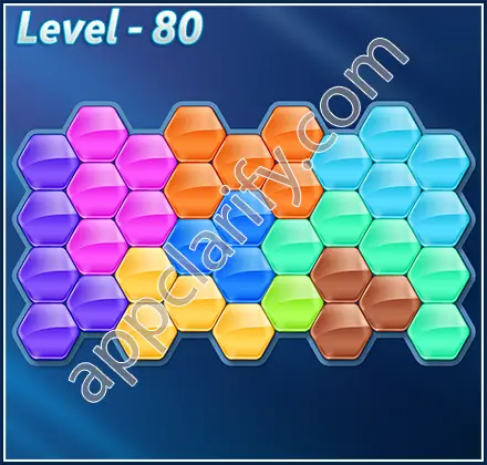 Block! Hexa Puzzle 9 Mania Level 80 Solution