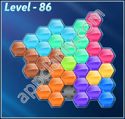 Block! Hexa Puzzle 9 Mania Level 86 Solution