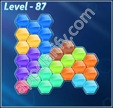 Block! Hexa Puzzle 9 Mania Level 87 Solution