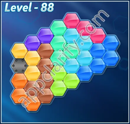Block! Hexa Puzzle 9 Mania Level 88 Solution