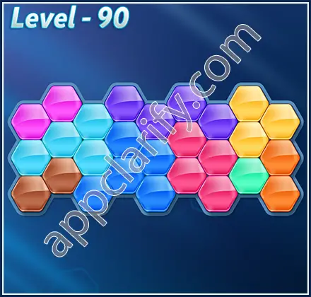 Block! Hexa Puzzle 9 Mania Level 90 Solution