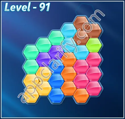 Block! Hexa Puzzle 9 Mania Level 91 Solution