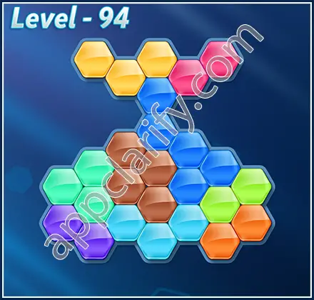 Block! Hexa Puzzle 9 Mania Level 94 Solution