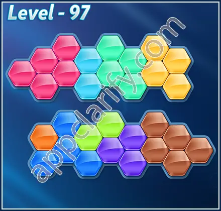 Block! Hexa Puzzle 9 Mania Level 97 Solution