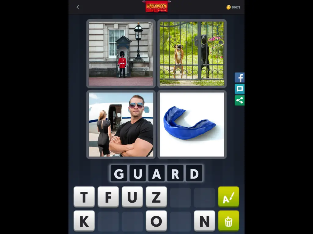 4 Pics 1 Word Daily Puzzle October 10 2017 Halloween