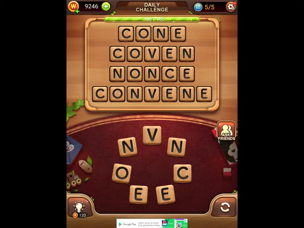 Word Connect Daily Challenge October 29 2017 5