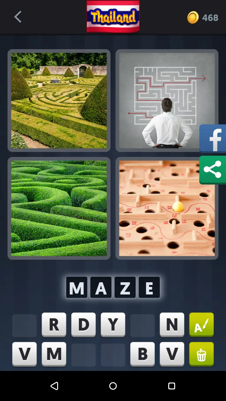 4 Pics 1 Word Daily Puzzle November 7 2017 Thailand