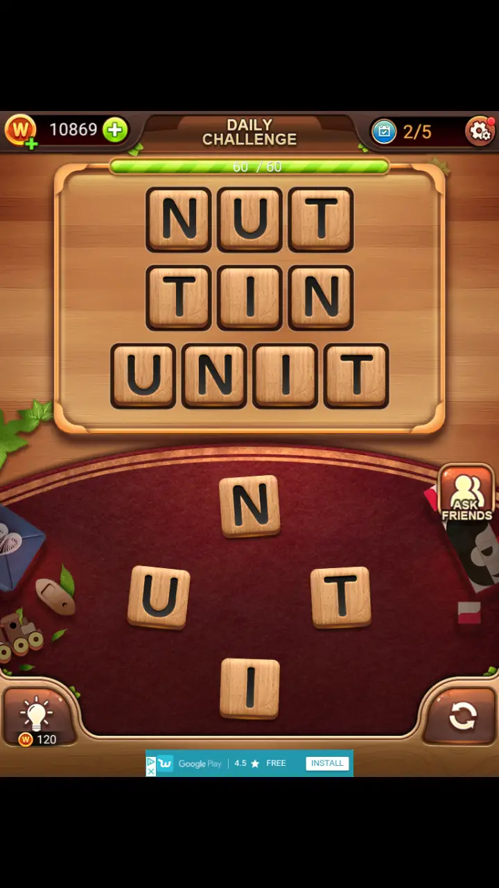 Word Connect Daily Challenge November 3 2017 2