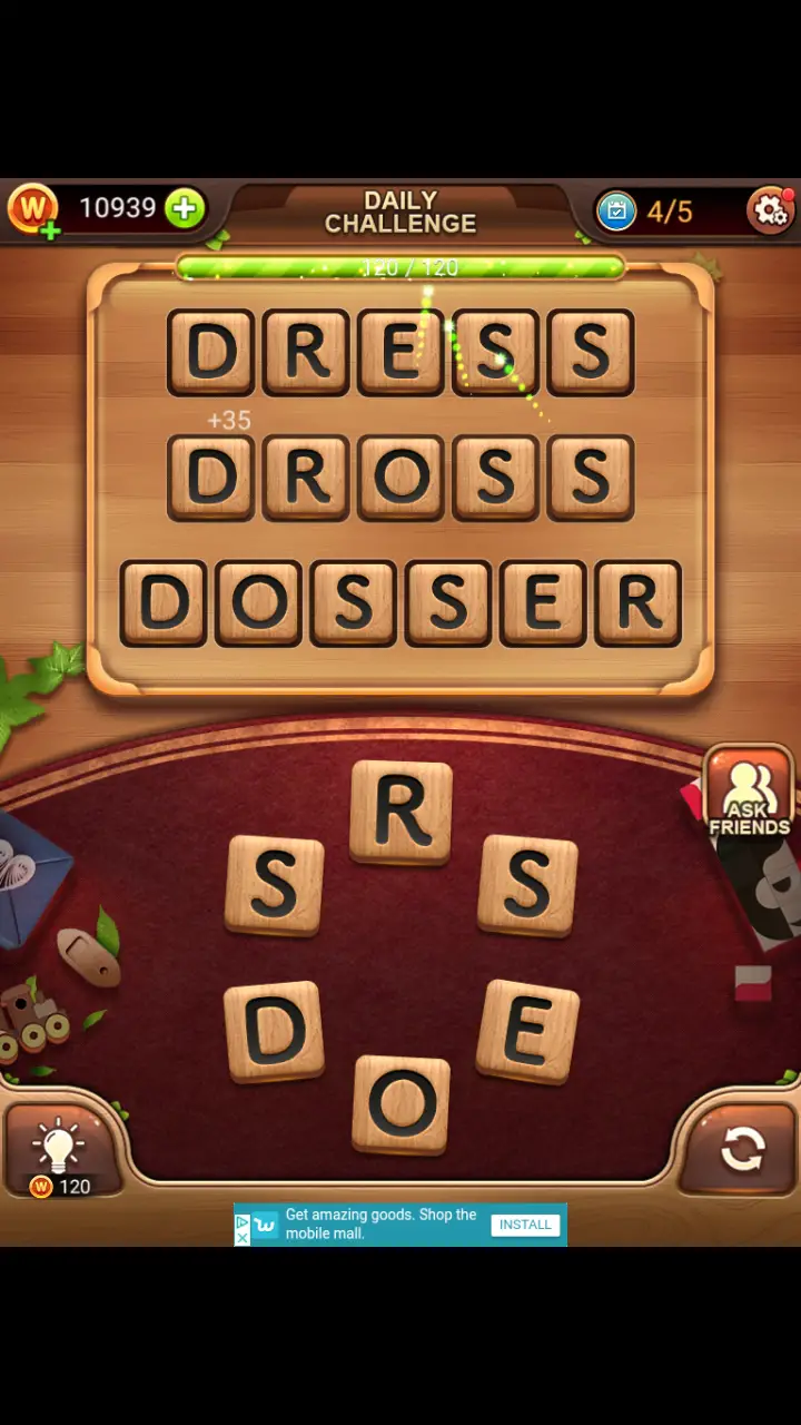 Word Connect Daily Challenge November 3 2017 4