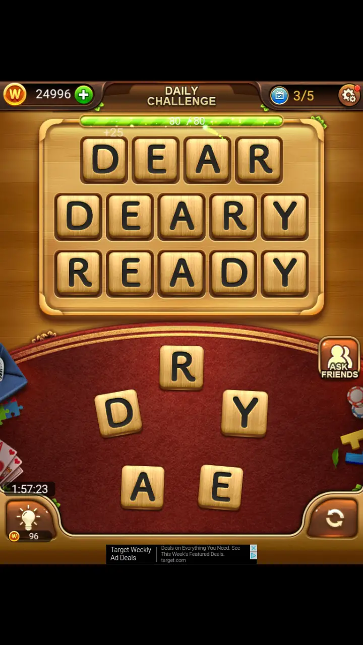 //appclarify.com/wp content/uploads/2017/12/Word Connect Daily Challenge December 17 2017 3 DEAR DEARY READY