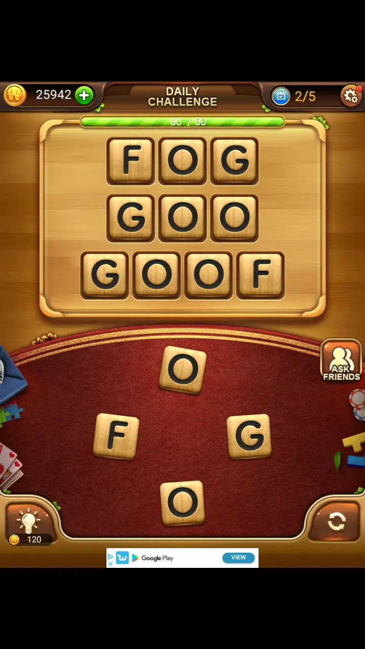 //appclarify.com/wp content/uploads/2017/12/Word Connect Daily Challenge December 20 2017 2 FOG GOO GOOF