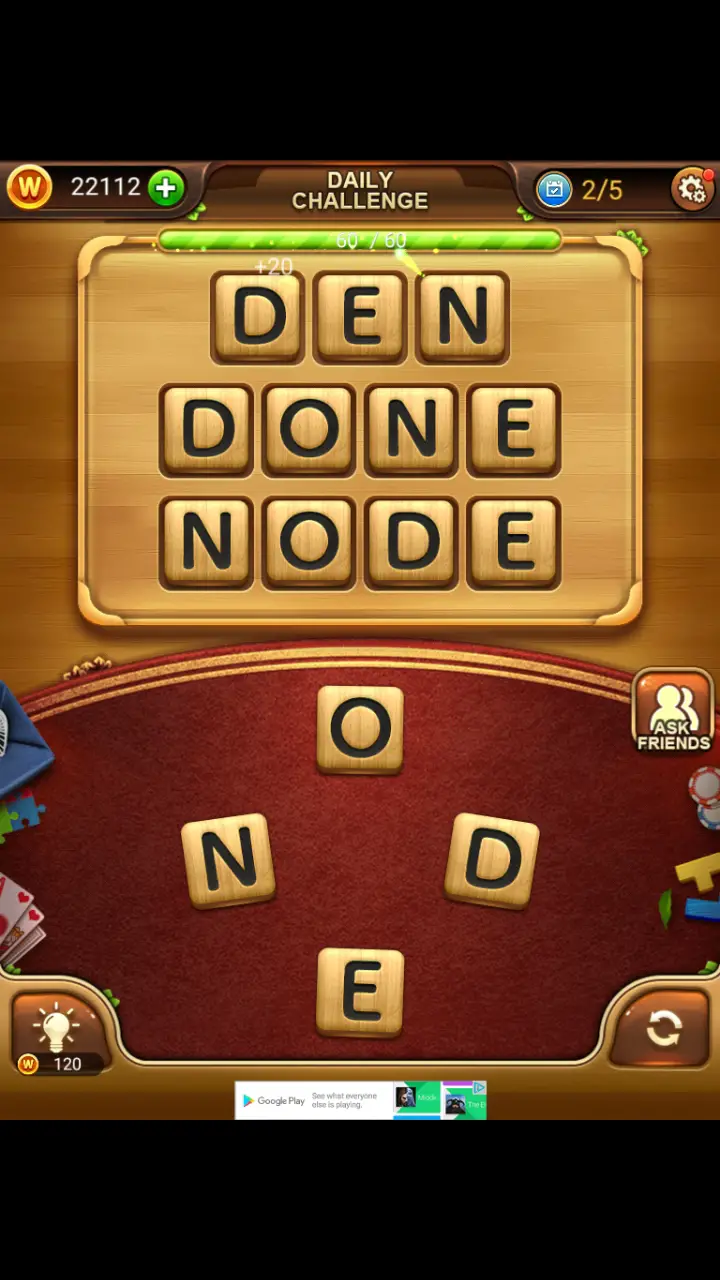 //appclarify.com/wp content/uploads/2017/12/Word Connect Daily Challenge December 8 2017 2 DEN DONE NODE