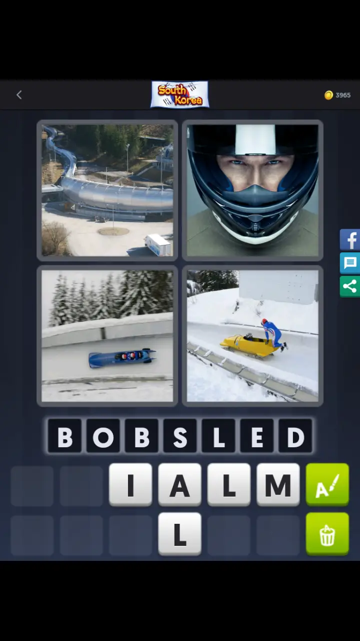//appclarify.com/wp content/uploads/2018/01/4 Pics 1 Word Daily Puzzle February 1 2018 South Korea BOBSLED