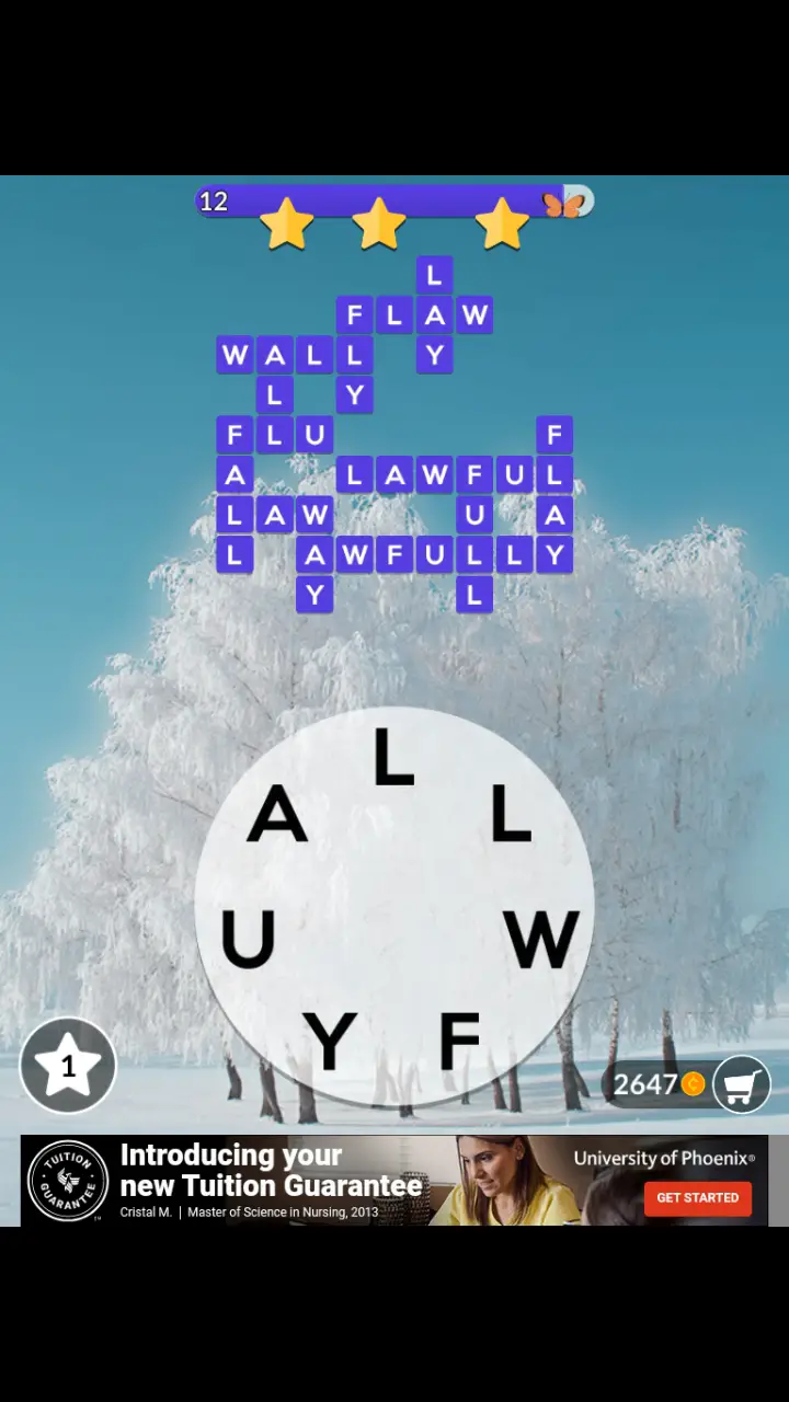 //appclarify.com/wp content/uploads/2018/01/Wordscapes Daily Challenge February 1 2018
