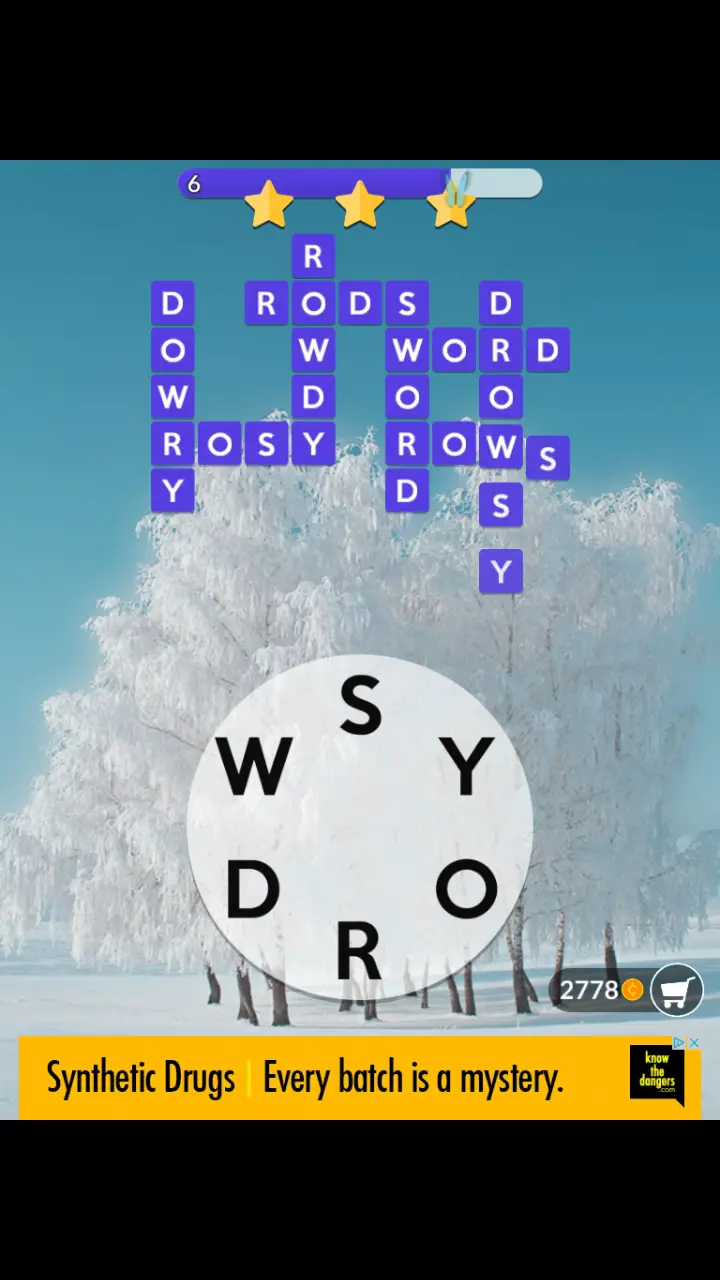 //appclarify.com/wp content/uploads/2018/02/Wordscapes Daily February 6 2018