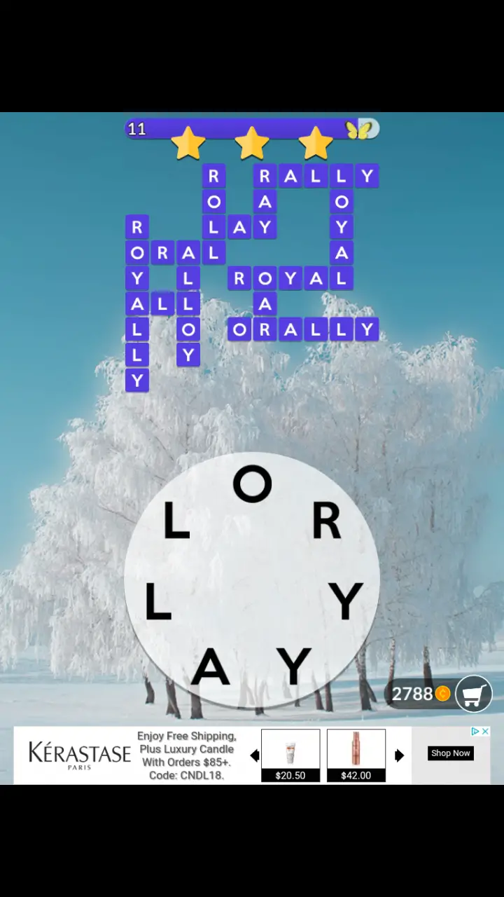 //appclarify.com/wp content/uploads/2018/02/Wordscapes Daily February 7 2018