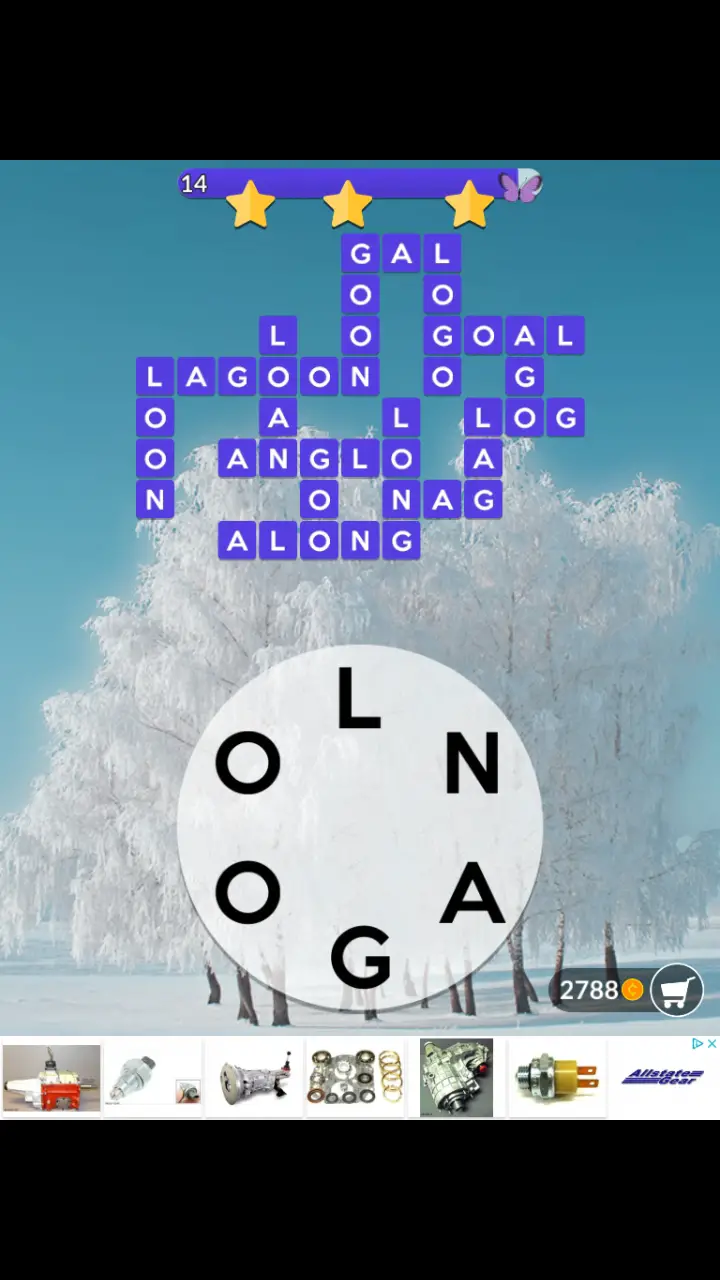 //appclarify.com/wp content/uploads/2018/02/Wordscapes Daily February 8 2018