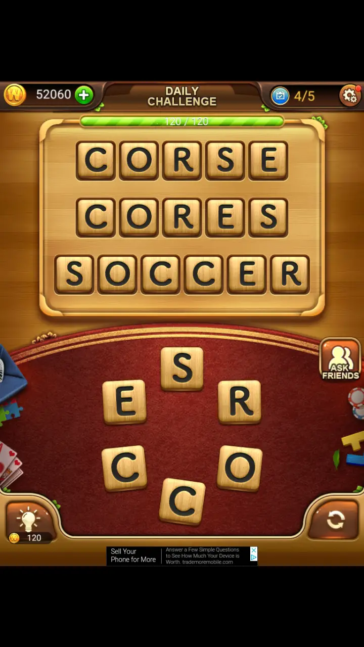 //appclarify.com/wp content/uploads/2018/03/Word Connect Daily March 12 2018 4 CORSE CORES SOCCER