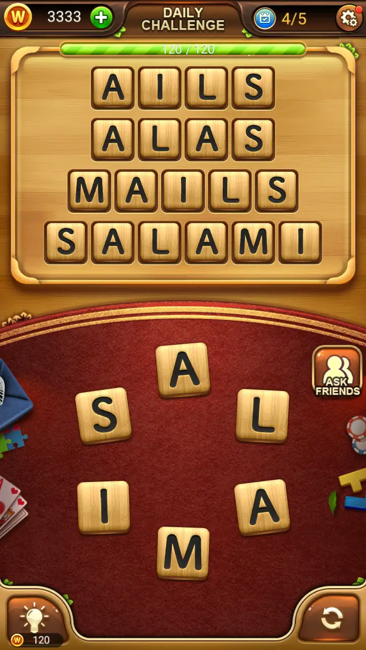 //appclarify.com/wp content/uploads/2018/03/Word Connect Daily March 8 2018 4 AILS ALAS MAILS SALAMI