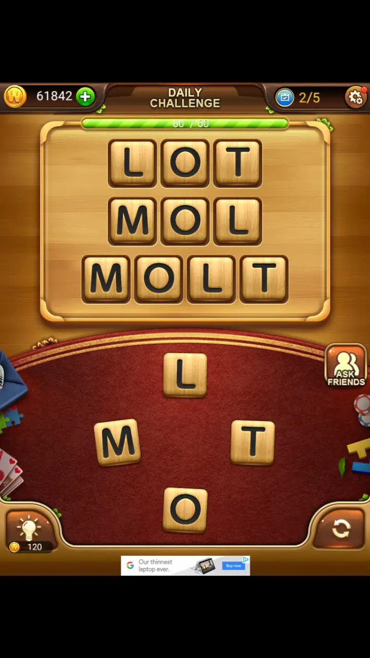 //appclarify.com/wp content/uploads/2018/04/Word Connect Daily April 13 2018 2 LOT MOL MOLT