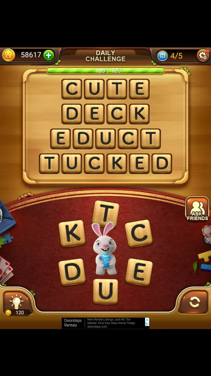 //appclarify.com/wp content/uploads/2018/04/Word Connect Daily April 2 2018 4 CUTE DECK EDUCT TUCKED