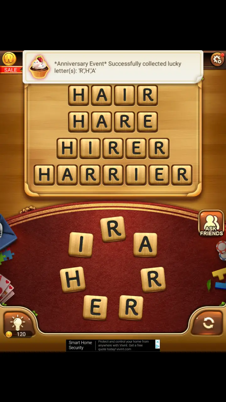 //appclarify.com/wp content/uploads/2018/04/Word Connect Daily April 27 2018 5 HAIR HARE HIRER HARRIER