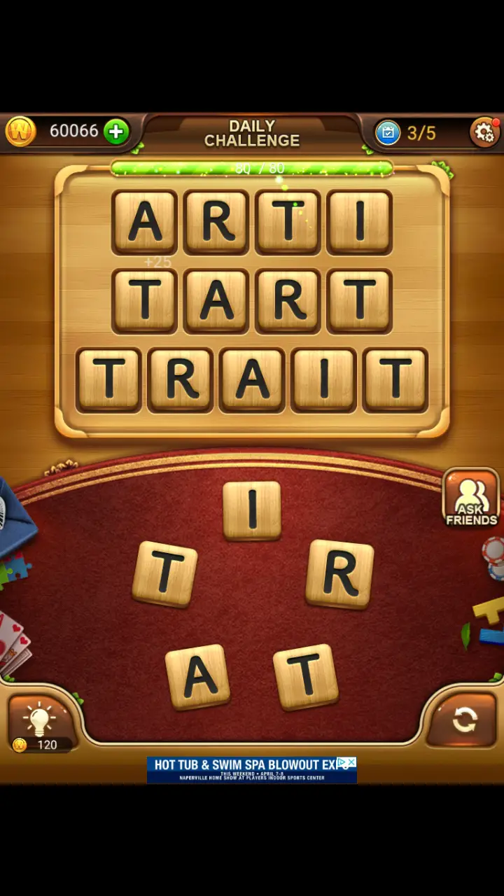 //appclarify.com/wp content/uploads/2018/04/Word Connect Daily April 7 2018 3 ARTI TART TRAIT