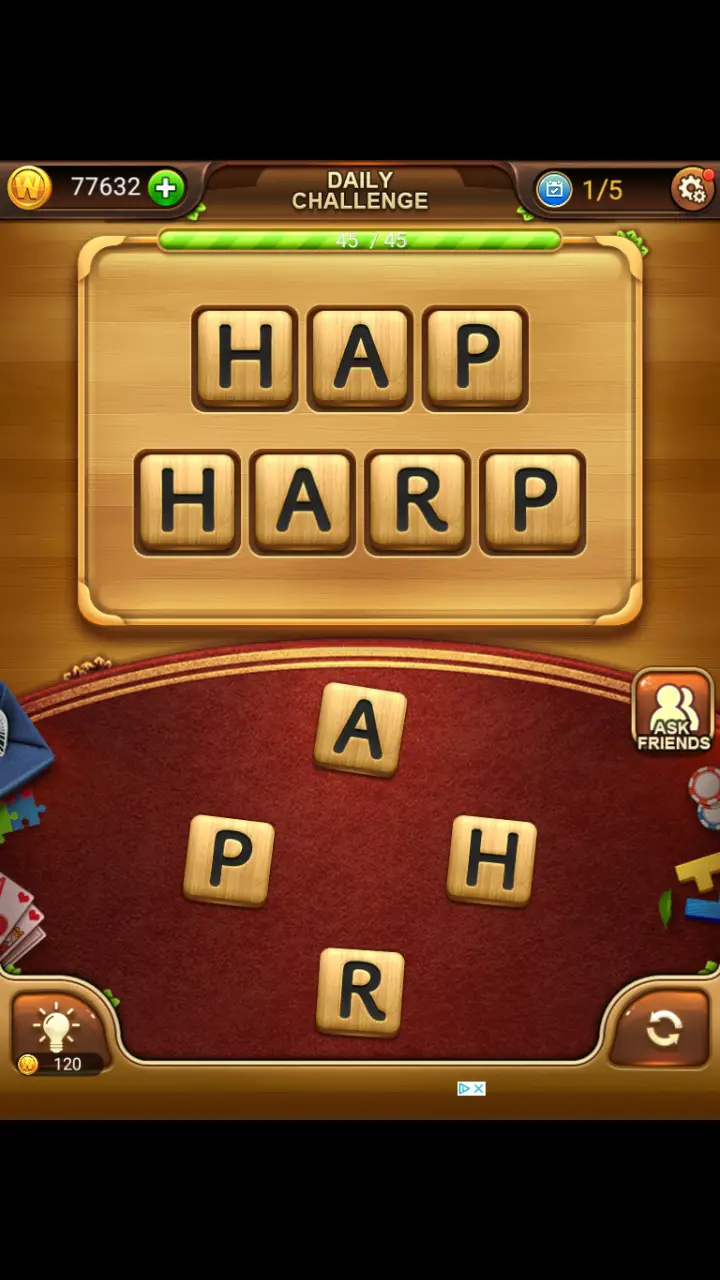 //appclarify.com/wp content/uploads/2018/05/Word Connect Daily June 1 2018 1 HAP HARP