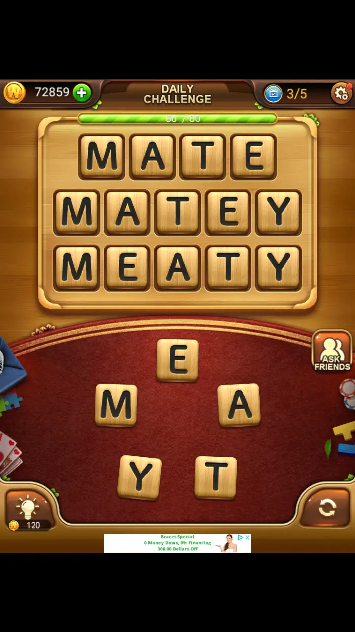 //appclarify.com/wp content/uploads/2018/05/Word Connect Daily May 16 2018 3 MATE MATEY MEATY