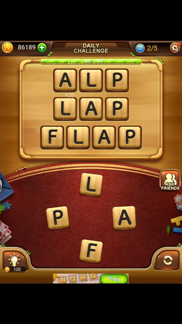 //appclarify.com/wp content/uploads/2018/06/Word Connect Daily June 29 2018 2 ALP LAP FLAP