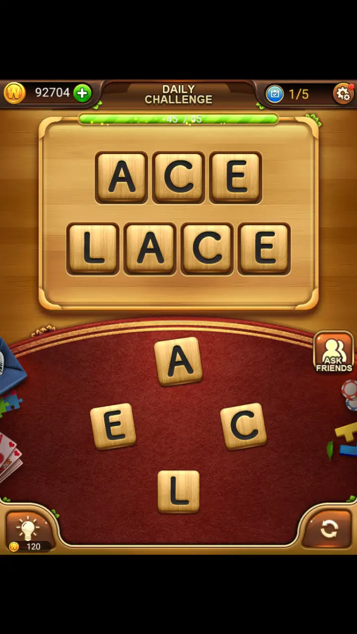 //appclarify.com/wp content/uploads/2018/07/Word Connect Daily July 21 2018 1 ACE LACE