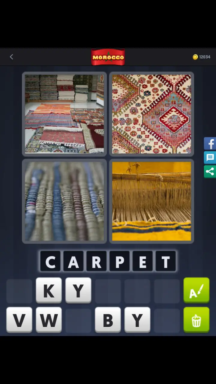 //appclarify.com/wp content/uploads/2018/08/4 Pics 1 Word Daily August 31 2018 Morocco CARPET