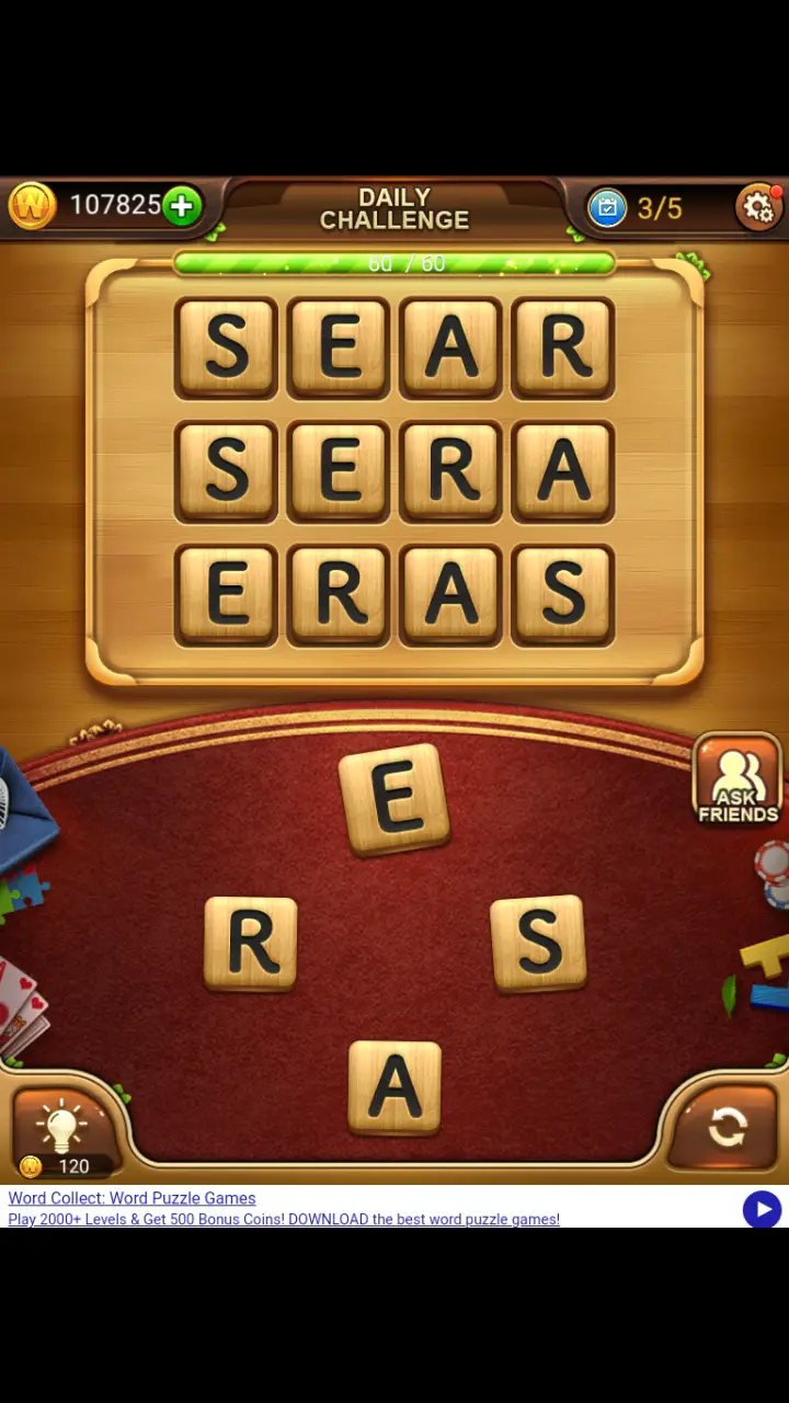 //appclarify.com/wp content/uploads/2018/09/Word Connect Daily September 12 2018 3 SEAR SERA ERAS
