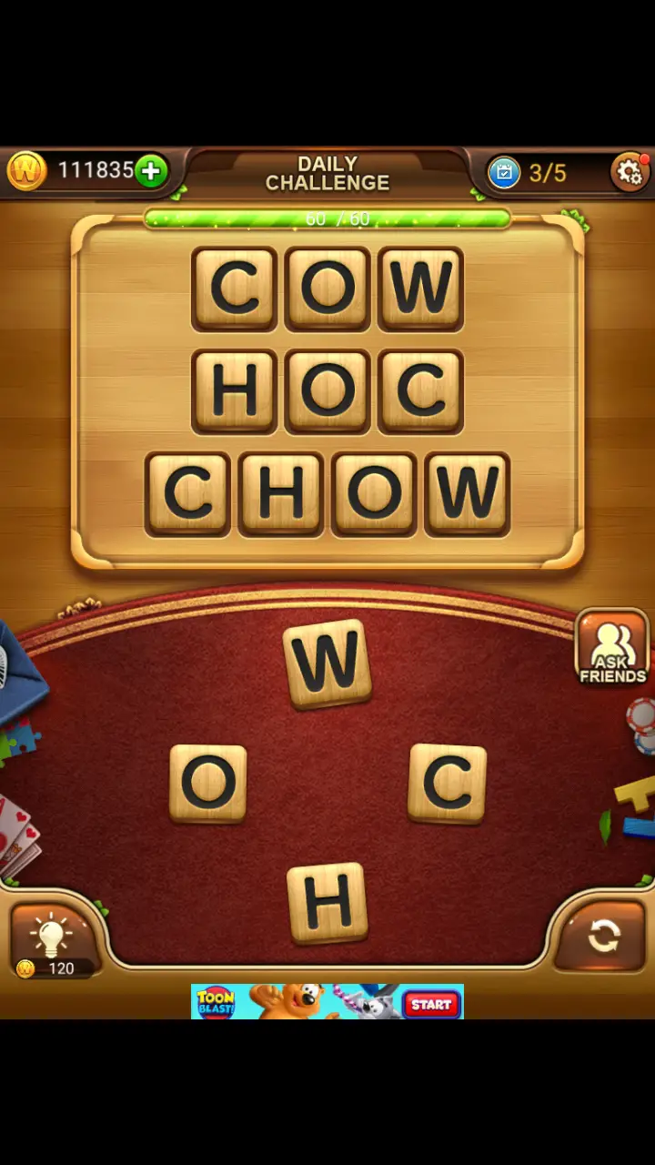 //appclarify.com/wp content/uploads/2018/09/Word Connect Daily September 25 2018 3 COW HOC CHOW